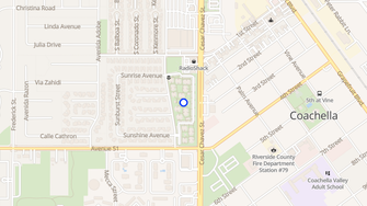 Map for Desert Palms Apartments - Coachella, CA