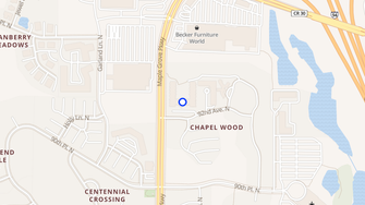 Map for Birchwood Apartment Homes - Maple Grove, MN
