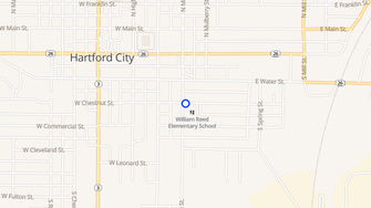 Map for Hartford Square Apartments - Hartford City, IN