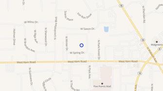 Map for Northgate Village - Marion, IN