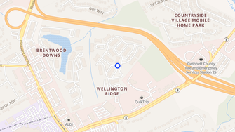 Map for Wellington Ridge Apartments - Lawrenceville, GA