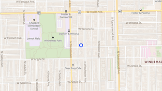 Map for Winnemac Manor - Chicago, IL