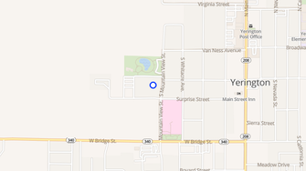Map for Yerington Manor - Yerington, NV