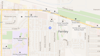 Map for Bramwell Manor - Fernley, NV
