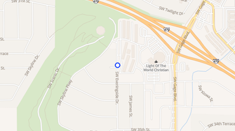 Map for Cedar Ridge Apartments - Topeka, KS