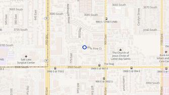 Map for Millcreek Meadow Apartments - Salt Lake City, UT