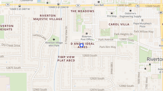 Map for Coventry Cove Apartments - Riverton, UT