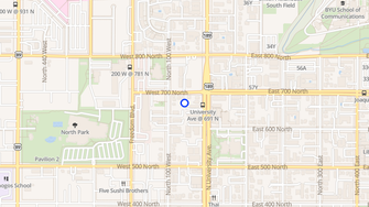 Map for Springtree Apartments - Provo, UT