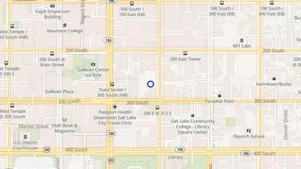 Map for Lowell Apartments - Salt Lake City, UT