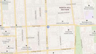 Map for Harrington Properties - Burlington, VT