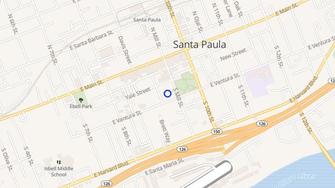Map for Parkview Senior - Santa Paula, CA