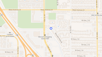 Map for Sunrise Apartments - Lancaster, CA
