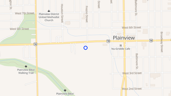 Map for Starlight Motel - Plainview, TX