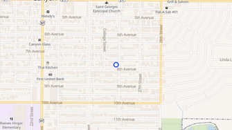 Map for Mesa Verde Apartments - Canyon, TX