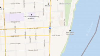 Map for Apartments on the River - Port Huron, MI