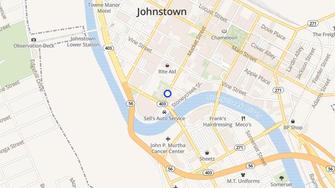 Map for Joseph Johns Towers - Johnstown, PA