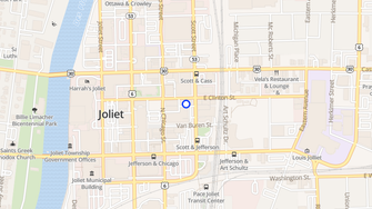 Map for Louis Joliet Apartments - Joliet, IL