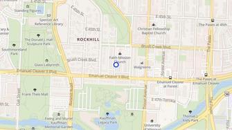 Map for Rockhill Gallery Apartments - Kansas City, MO