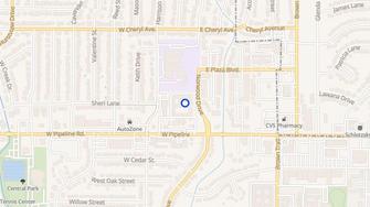 Map for Manchester Apartments  - Hurst, TX