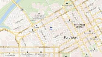 Map for Hunter Plaza Apartments - Fort Worth, TX