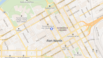 Map for Sundance West Highrise Apts - Fort Worth, TX