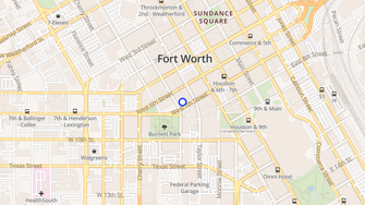 Map for Historic Electric Building Apt - Fort Worth, TX