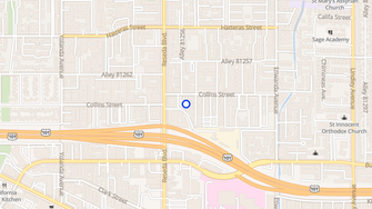Map for 18444 Collins Street - Tarzana, CA