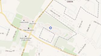 Map for Argyle Place Apartment Homes - Hickory, NC