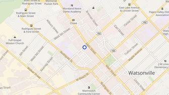 Map for Resetar Residential Hotel - Watsonville, CA