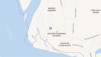 Map for Waterford Cove Apartments - Beaufort, SC