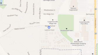 Map for Maple Ridge Apartments  - Carpentersville, IL