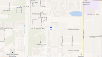 Map for Grandville Court Apartments - Waukegan, IL