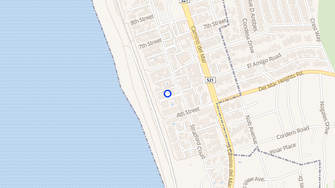 Map for Stratford Beach Apartments - Del Mar, CA