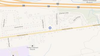 Map for Marjorie Lane - Manchester, CT