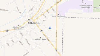 Map for Altheimer Apartments - Altheimer, AR