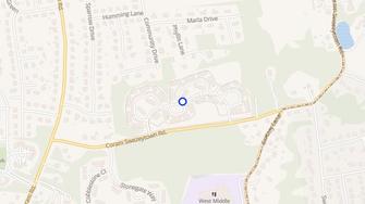 Map for Pinewood Estates - Middle Island, NY