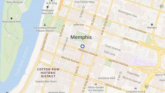 Map for The Exchange Building Apartments - Memphis, TN