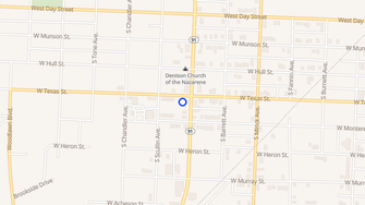 Map for Las Casitias Apartments - Denison, TX
