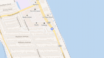 Map for Shoreline Motel - Daytona Beach, FL
