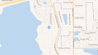 Map for Somerset Apartments - Fernandina Beach, FL