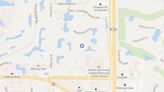 Map for Auburn Glen Apartments - Jacksonville, FL