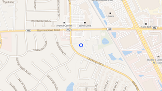 Map for Shadow Bay Apartments - Jacksonville, FL
