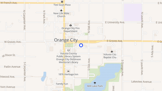 Map for Park View Apartments - Orange City, FL