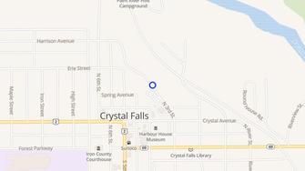 Map for Pleasant Valley Apartments - Crystal Falls, MI