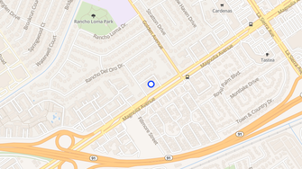 Map for Magnolia Apartments - Riverside, CA