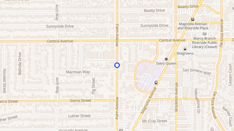 Map for Condorde Apartments - Riverside, CA