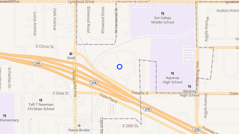 Map for Sunset Ridge Apartments  - San Bernardino, CA