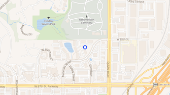 Map for Crossings Apartments - Lenexa, KS