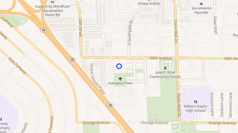 Map for Cardosa Village Apartments - Sacramento, CA