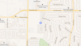 Map for Crestview North Apartments - Carmichael, CA